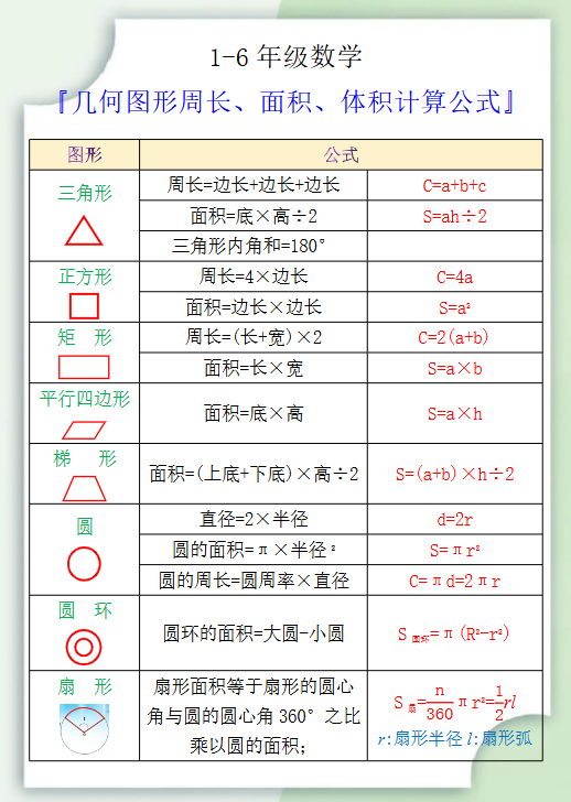 12份！几何面积最新整理持续更新版-高清完整-教学网