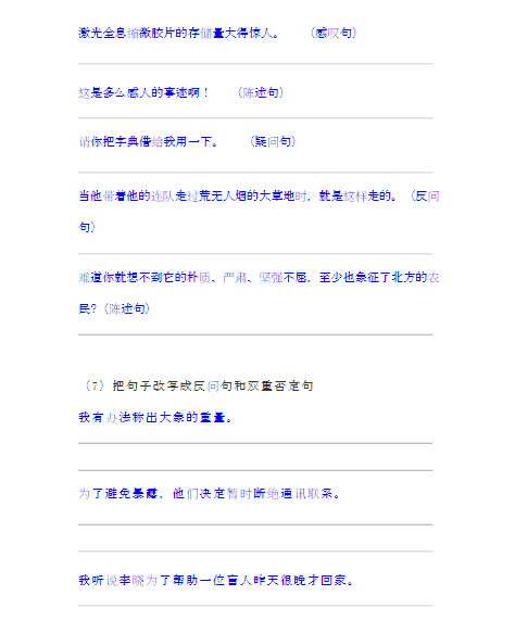 【41页】句子专项训练1-教学网