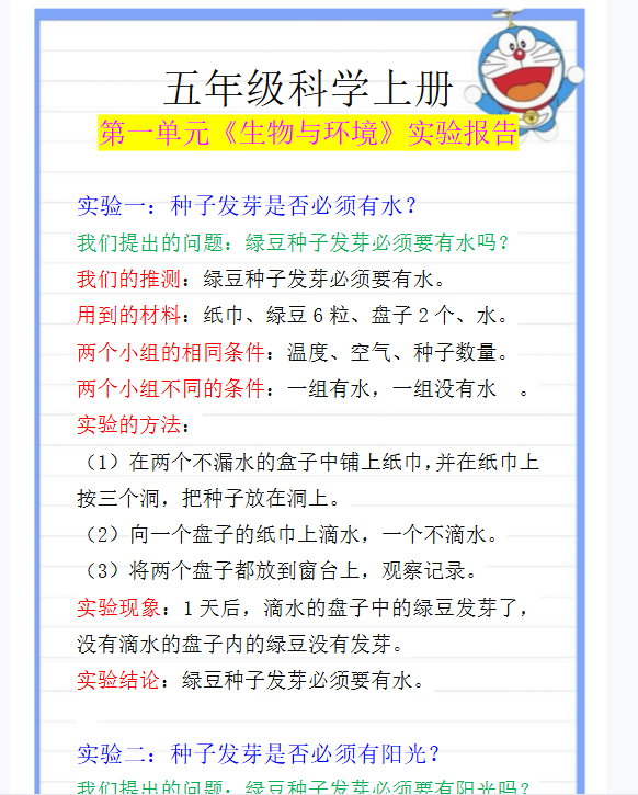 4份！实验报告最新整理持续更新版-高清完整-教学网