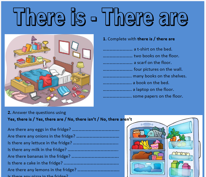 there be句型【完整可直接打印】24套语法练习纸全套-教学网