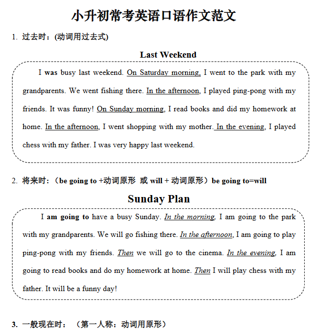 【4页新版】小升初常考英语作文【高清完整版】-教学网