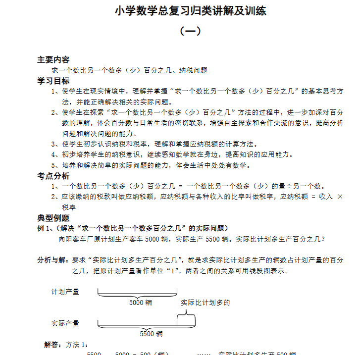 【28页新版】小升初总复习数学归类讲解及训练(上-含答案)【高清完整版】-教学网