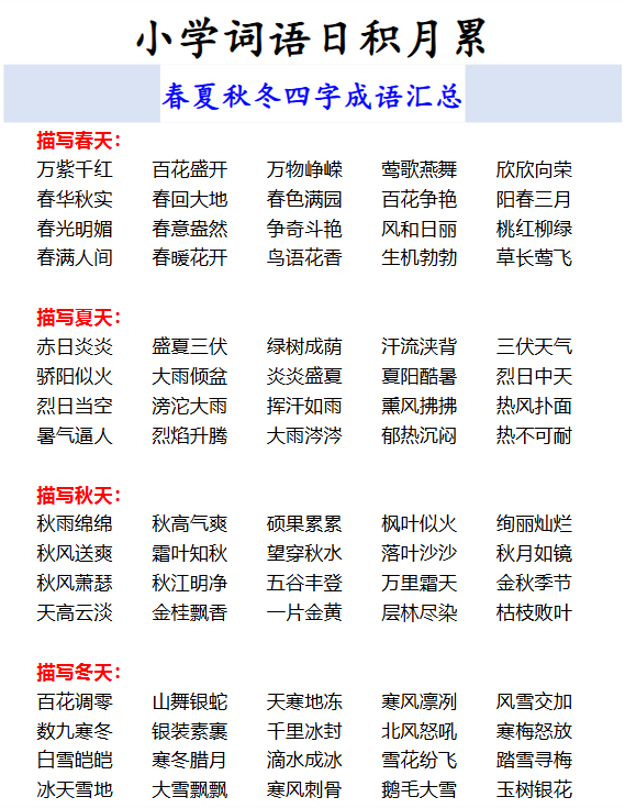 521份！词语最新整理持续更新版-高清完整-教学网