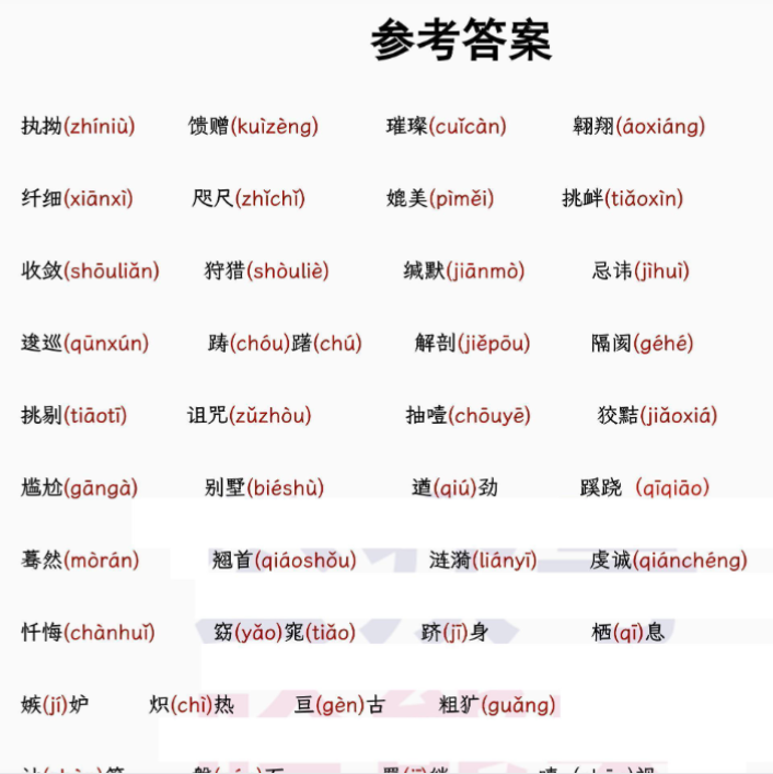 6页【小升初专项复习】—字音、字形-教学网