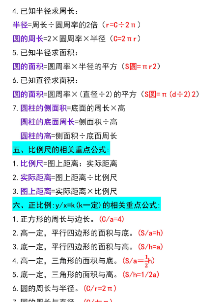 【2026春11页】六年级（下）数学寒假知识汇总-免费学习资料下载 - 开学吧