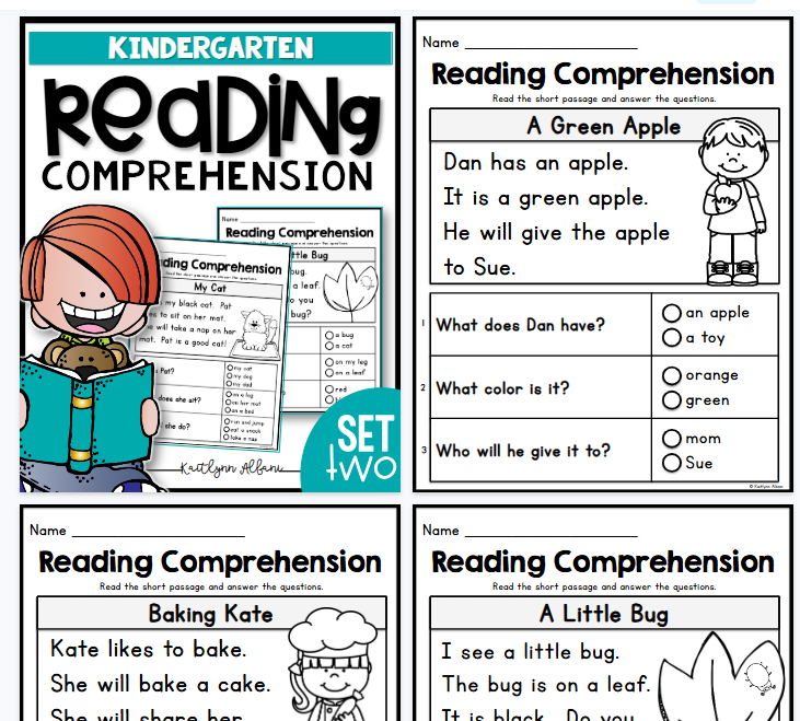 【61页高清彩色版】幼儿阅读理解练习纸2【完整可直接打印】幼儿阅读理解练习纸-教学网