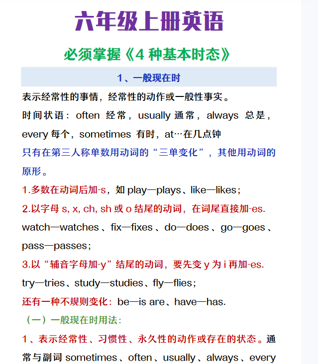 33份！时态最新整理持续更新版-高清完整-教学网