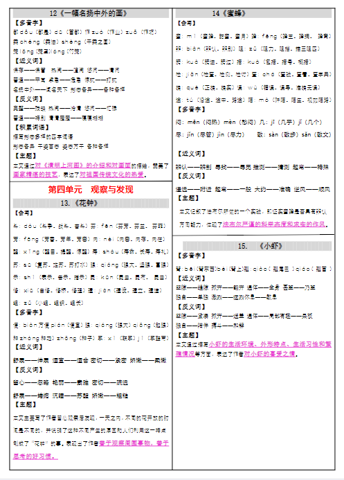 【8页】25年三年级下册课课贴-教学网