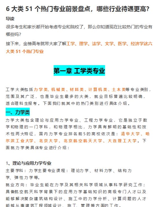 21页！6大类51个热门专业前景大盘点-教学网