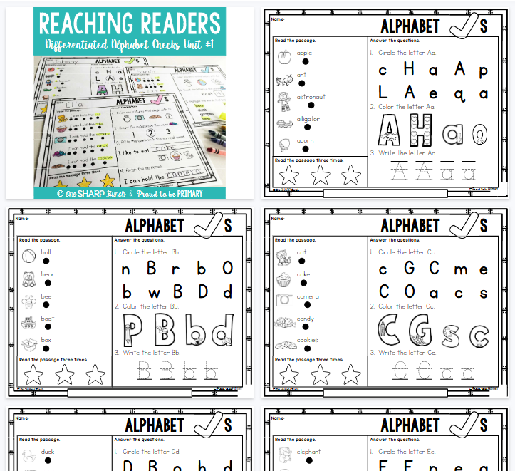 【80页高清彩色版】字母练习纸Reaching Readers【完整可直接打印】字母练习纸Reaching Readers-教学网