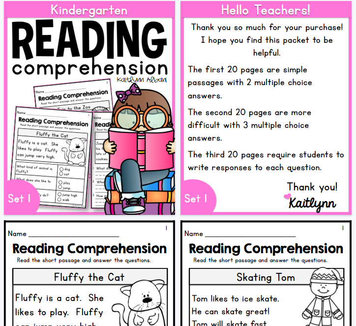 【62页高清彩色版】幼儿阅读理解练习纸1【完整可直接打印】幼儿阅读理解练习纸-教学网