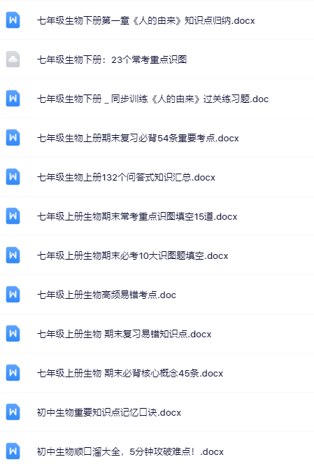 47套打包！七年级生物精品资料一键打包下载【只提供优质无水印资料打包】-教学网