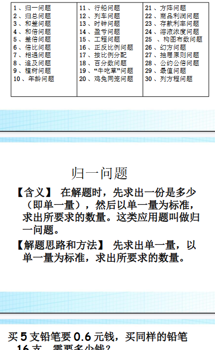 【66页新版】小学升中考应用题分类总复习【高清完整版】-教学网