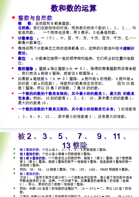 【40页新版】小升初数学复习【高清完整版】-教学网