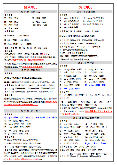 【16页】25年一年级下册课课贴-教学网