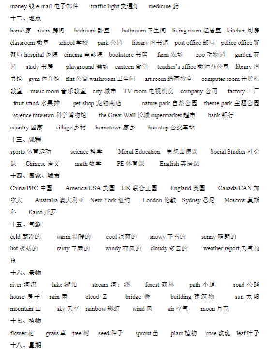 小学英语知识点归纳汇总(超详)-教学网