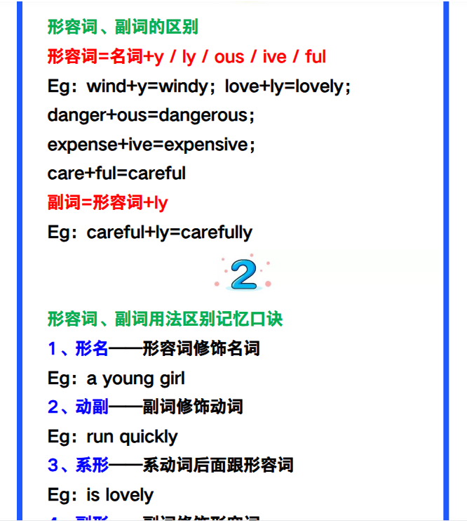 6份！形容词最新整理持续更新版-高清完整-教学网