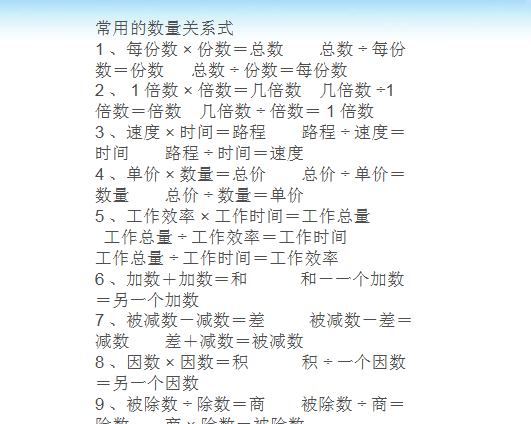 【7页新版】小升初小学数学总复习资料【高清完整版】-教学网