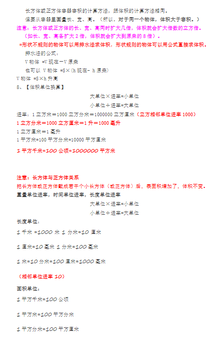 【16页】五年级数学下册人教版全册知识点归纳-教学网