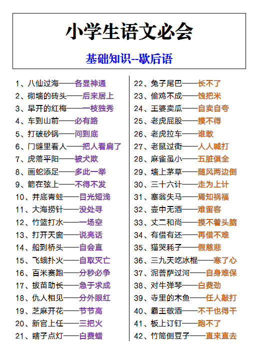 36份！基础知识最新整理持续更新版-高清完整-教学网